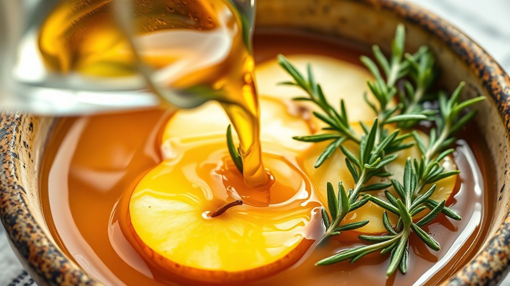 herbal vinegar hair rinse