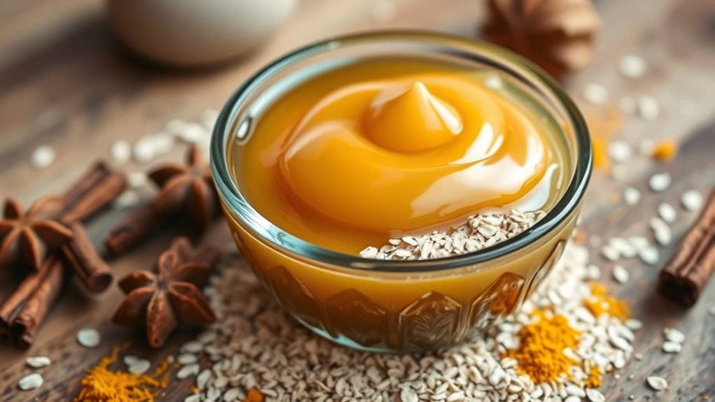 hydrating oatmeal honey mask