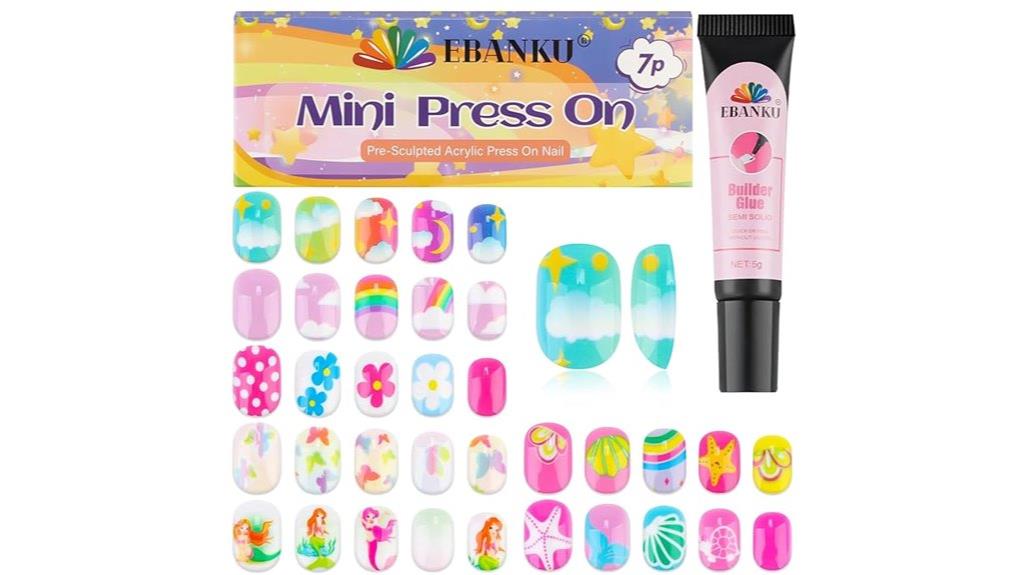 kids press on nail set