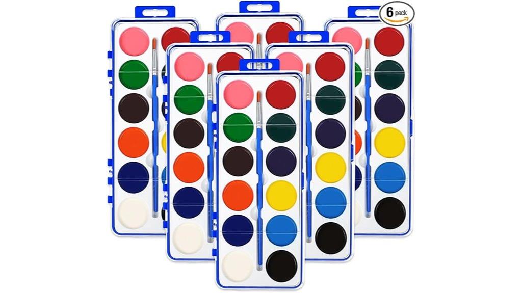 kids watercolor paint set