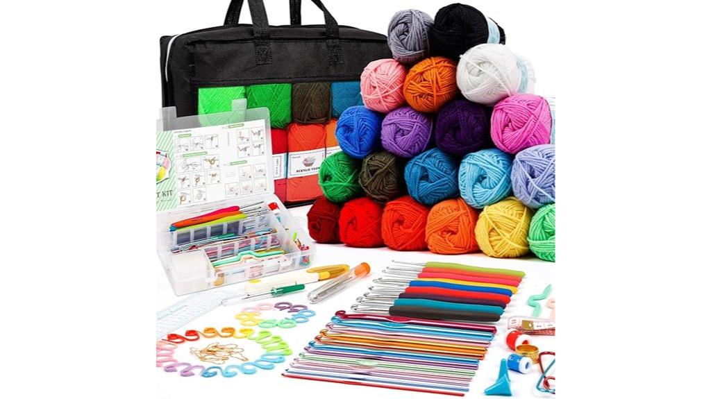 large acrylic yarn kit