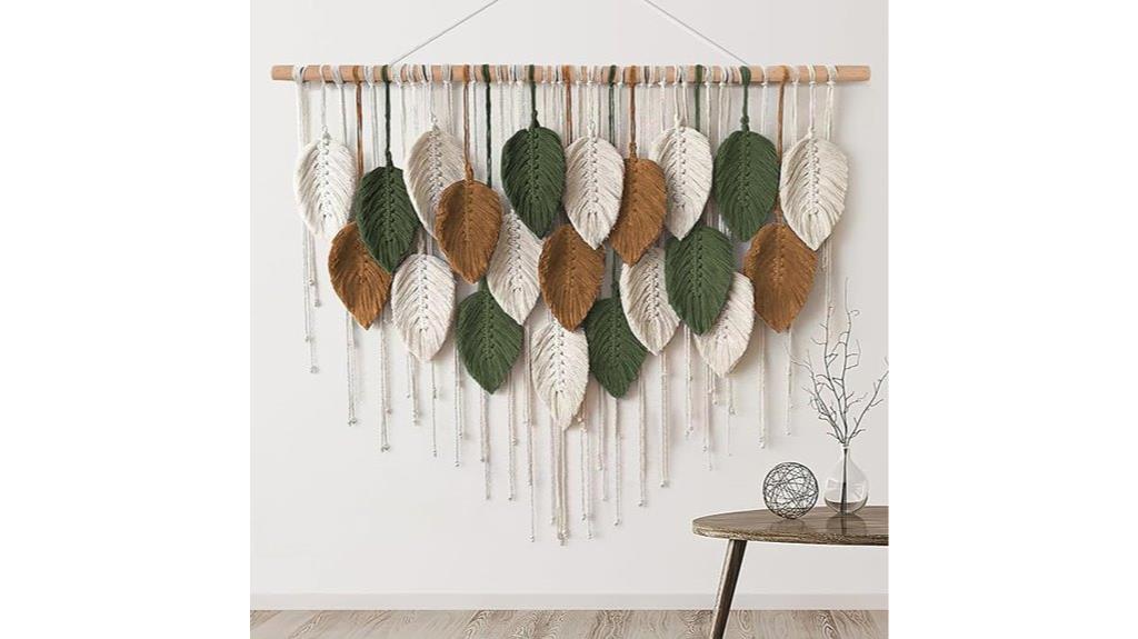 large boho woven tapestry