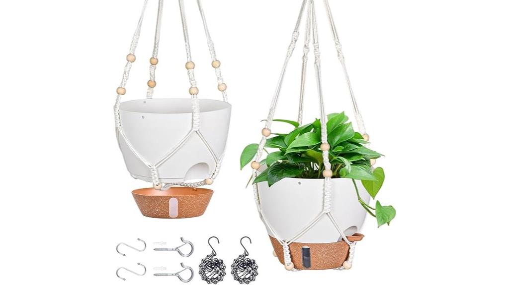 large hanging planters pack