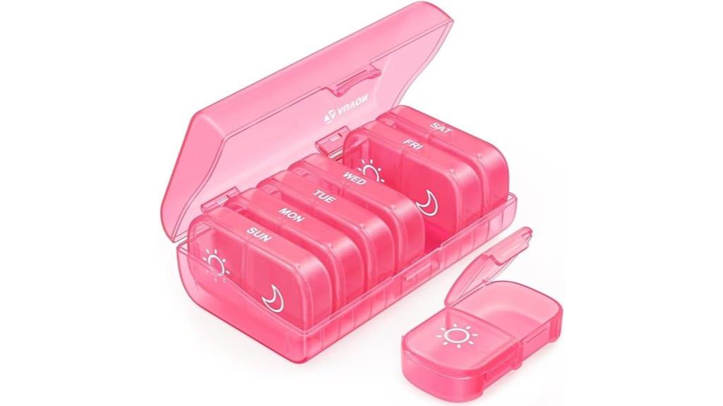large opening pill organizer