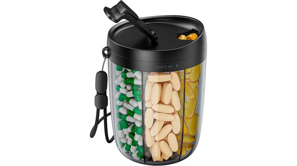 large pill bottle organizer