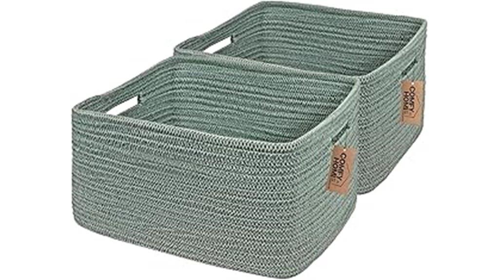 large shelf storage baskets