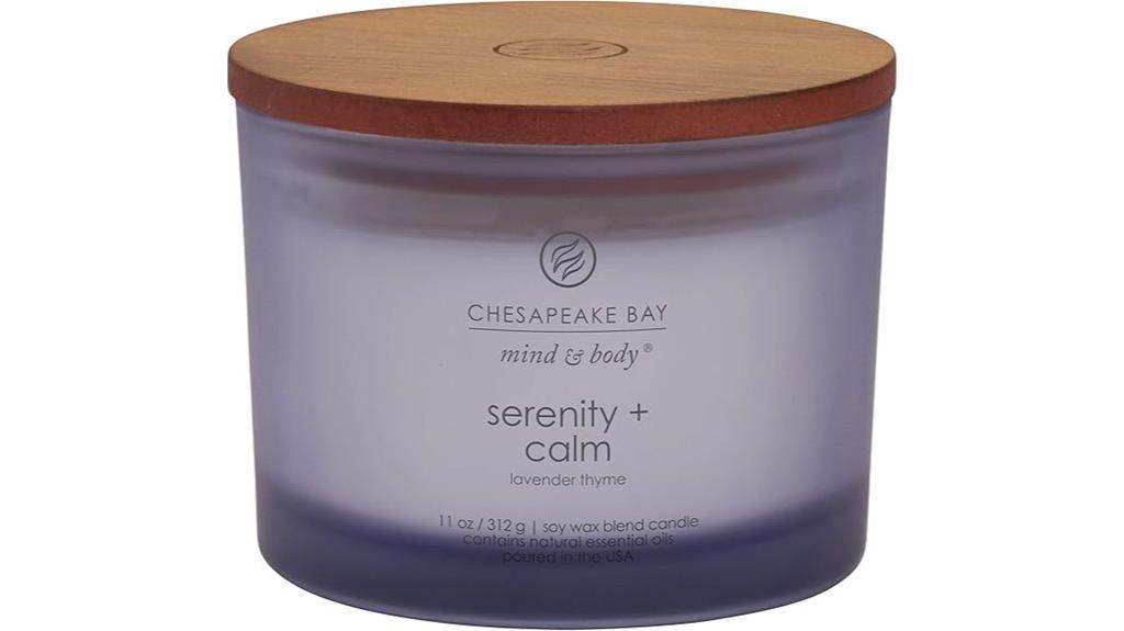 lavender thyme scented candle