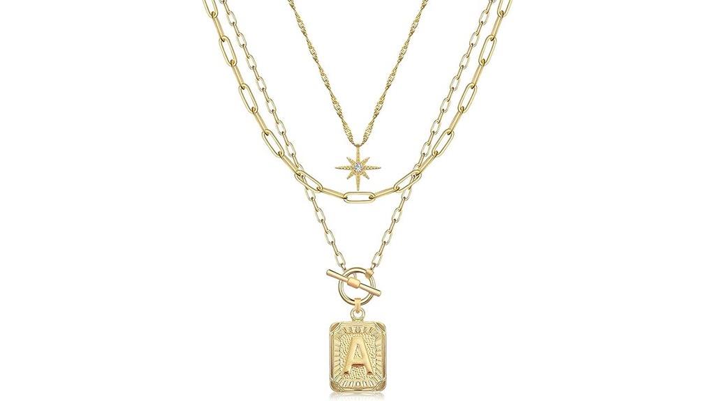 layered necklace for women