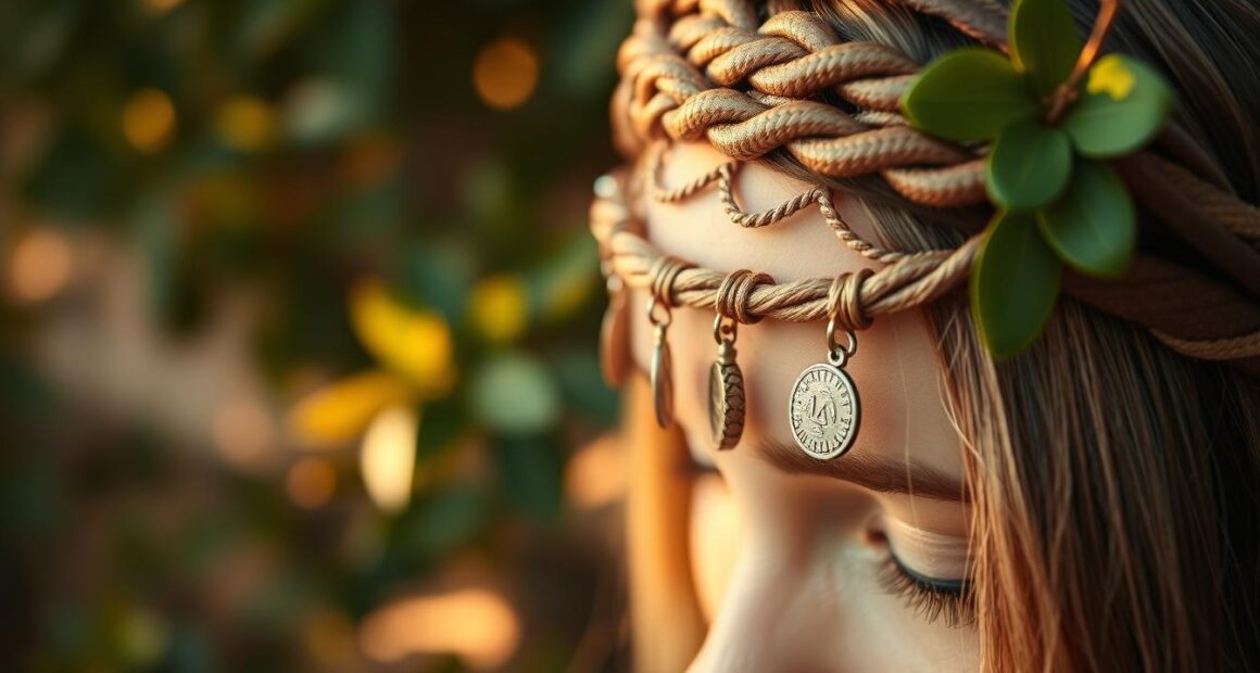 leather cord bohemian headband diy
