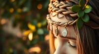 leather cord bohemian headband diy