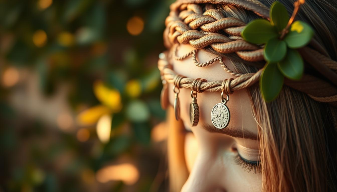 leather cord bohemian headband diy