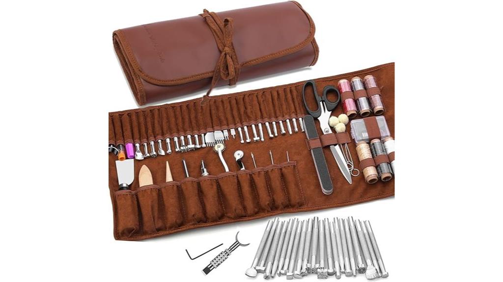 leather crafting tools kit