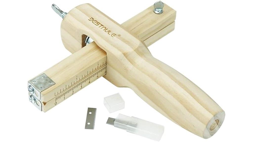 leather cutter with 3 blades