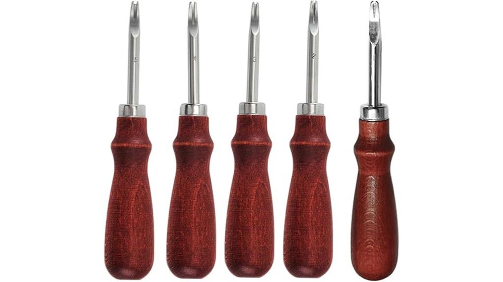 leather edging beveler set