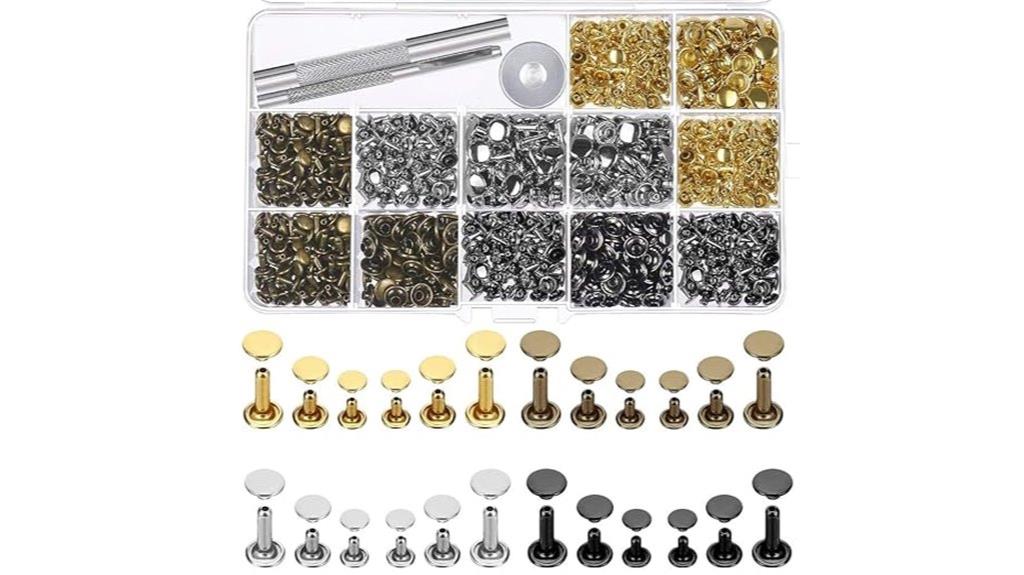 leather rivet kit with tools