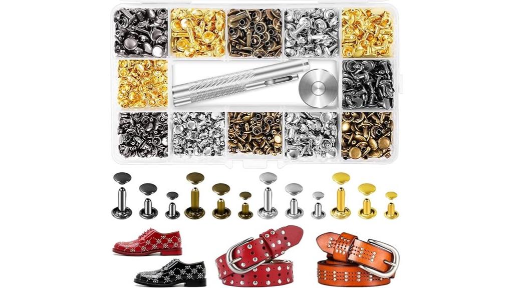 leather rivets craft kit