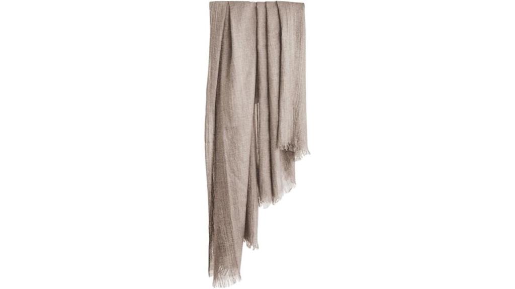 lightweight linen shawl