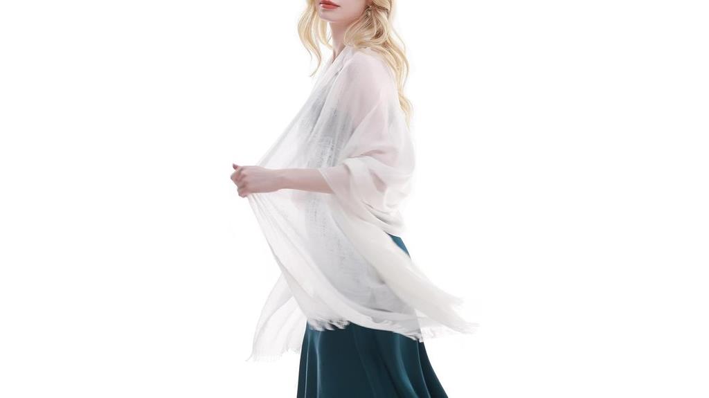 lightweight solid color scarf