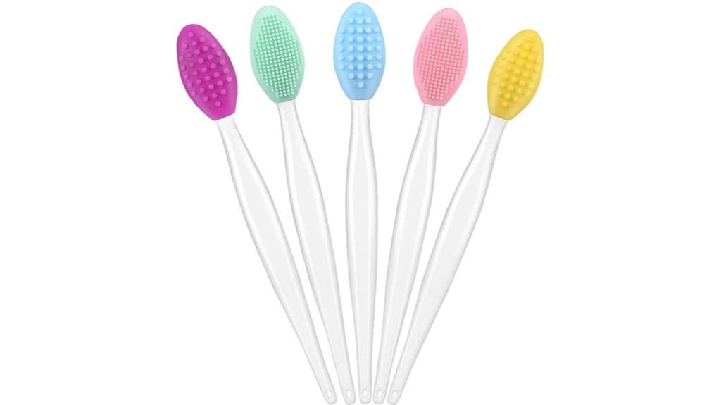 lip exfoliation brush set