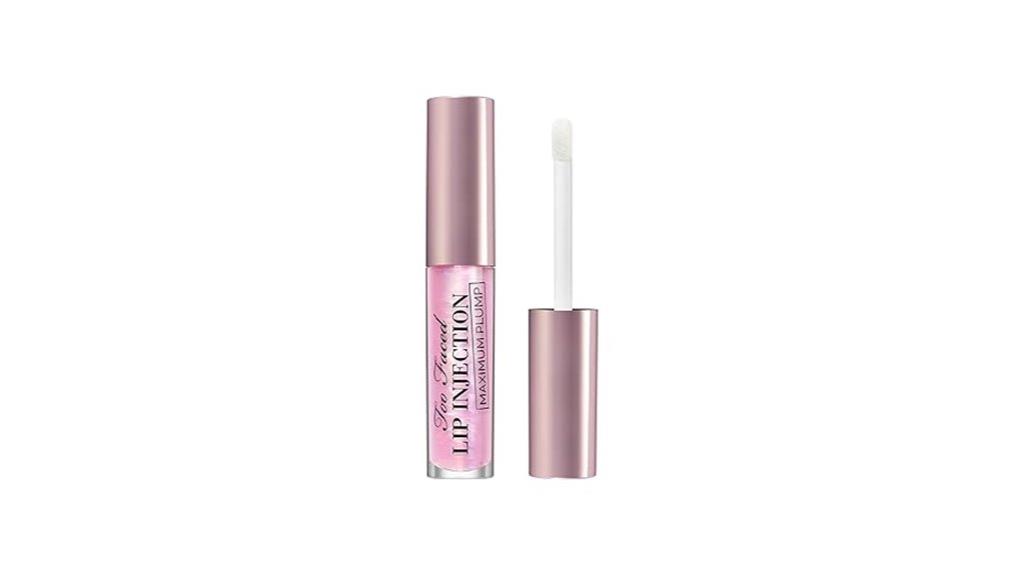 lip gloss with plumping effect