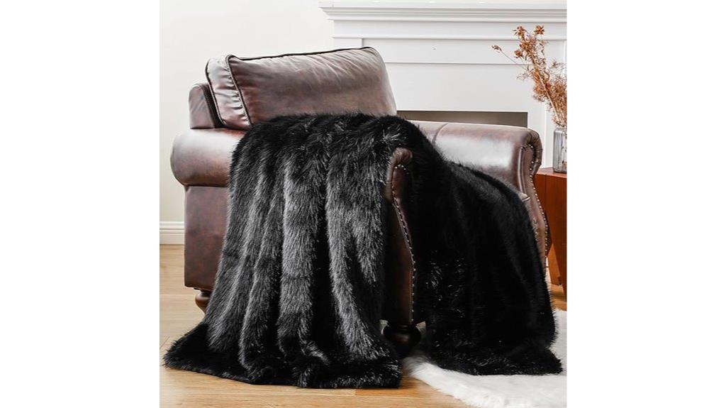 luxury faux fur blanket