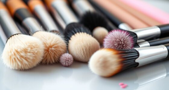 makeup brush types