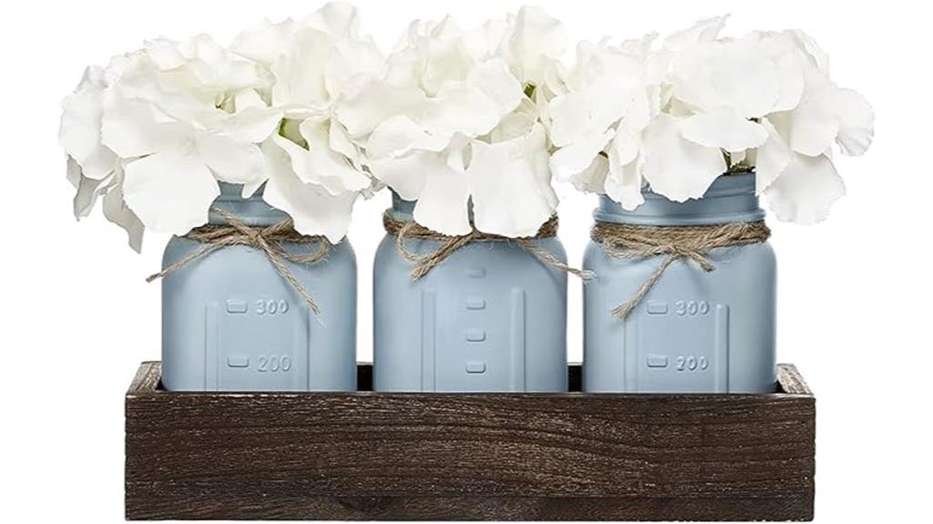 mason jar floral centerpiece