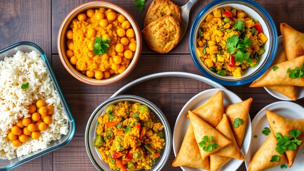 meal prep with spices