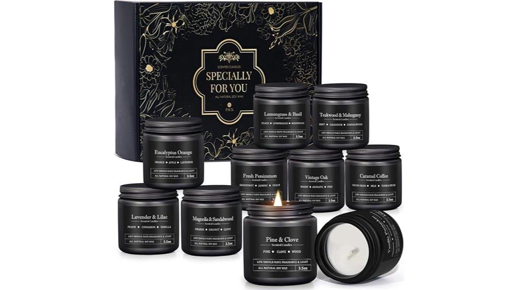 men s scented candle set