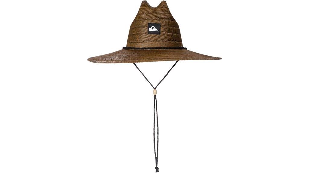 men s straw lifeguard hat