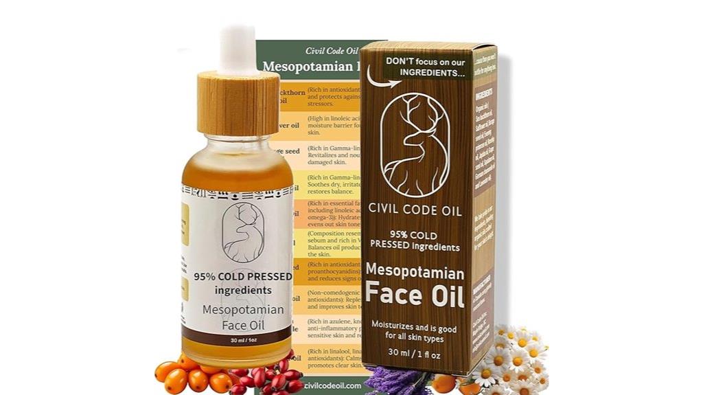 mesopotamian women s facial oil