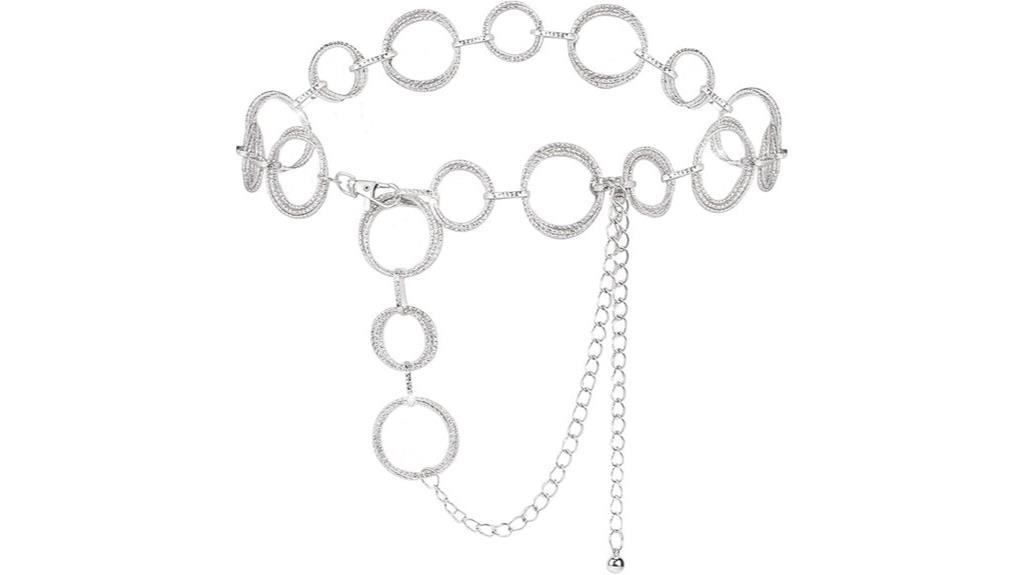 metal chain waist belt