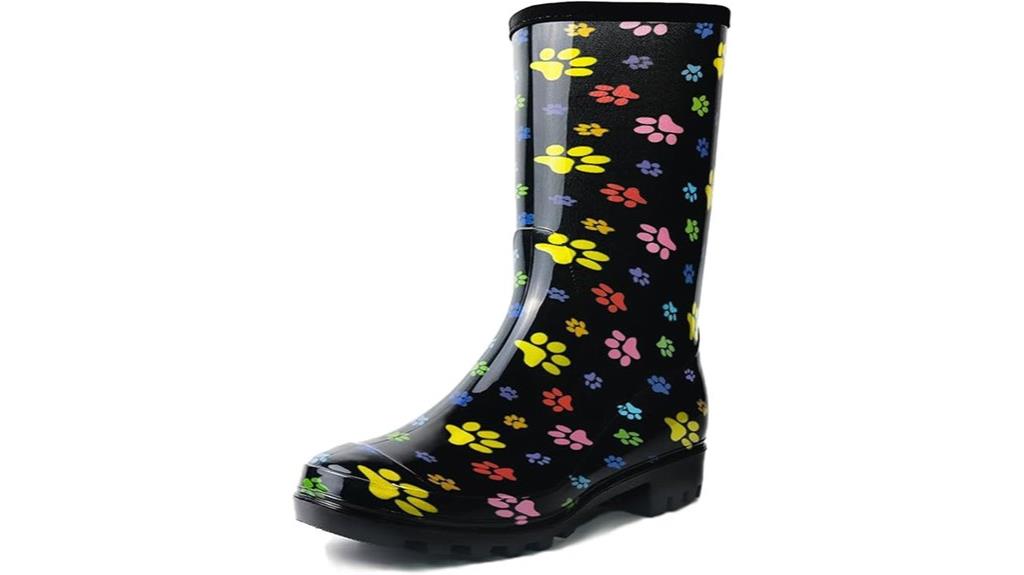 mid calf waterproof garden boots
