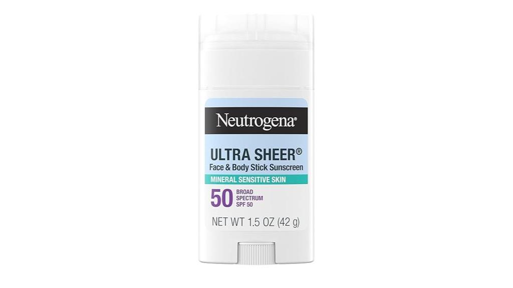mineral spf 50 sunscreen