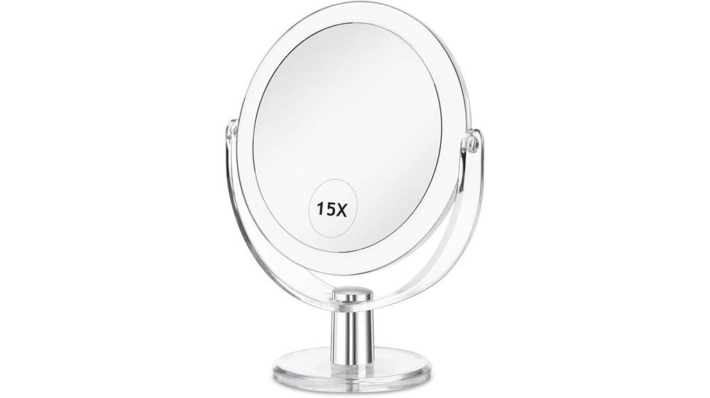 mirror with magnification