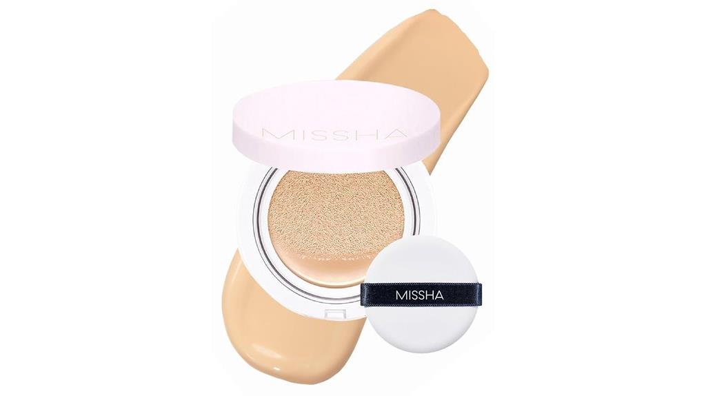 missha cushion foundation shade