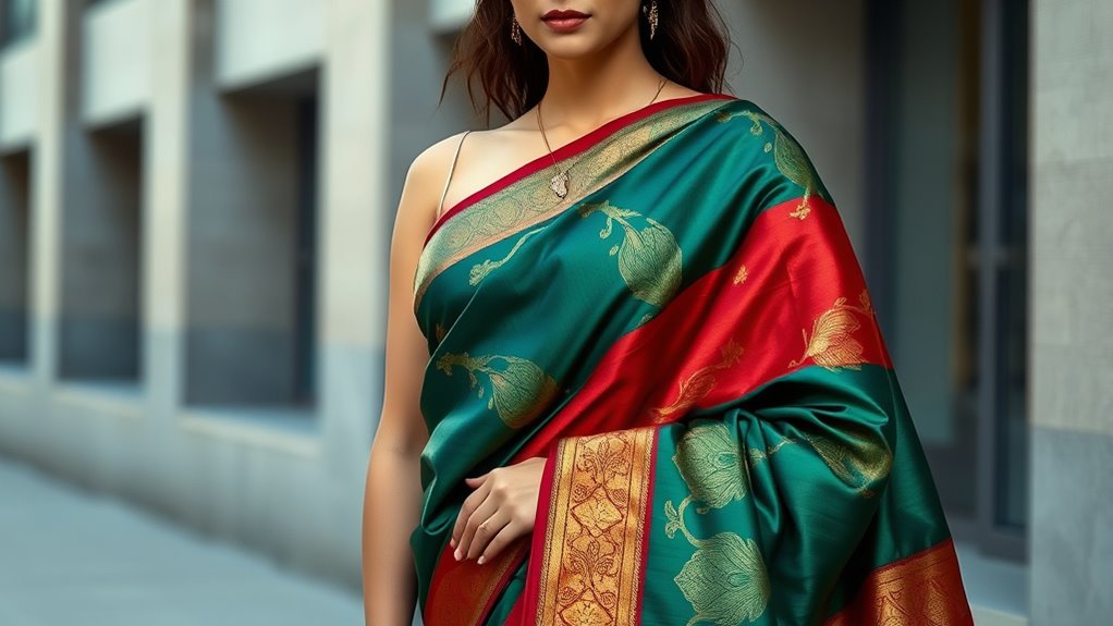 modern eco friendly saree styles