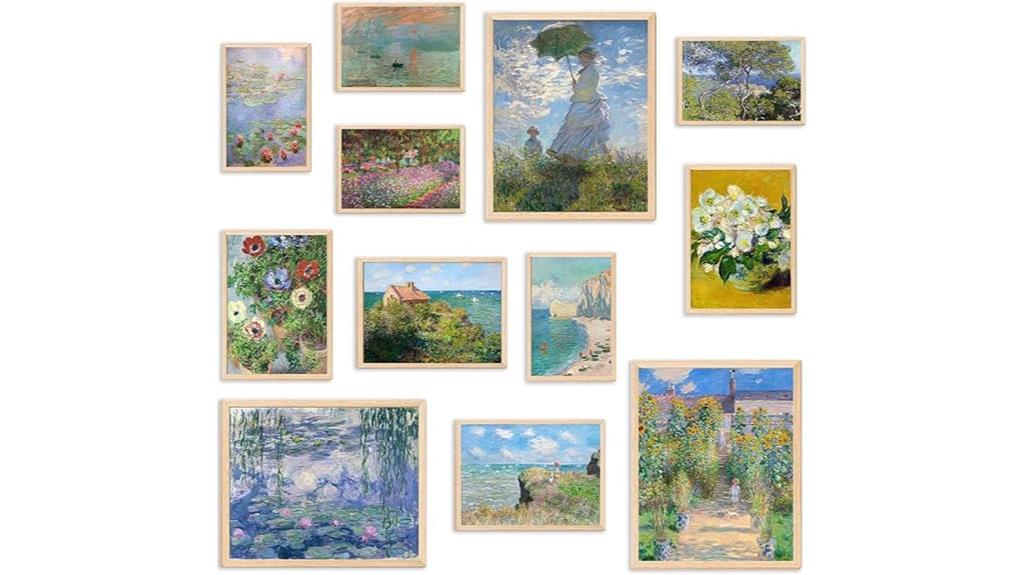 monet wall art prints