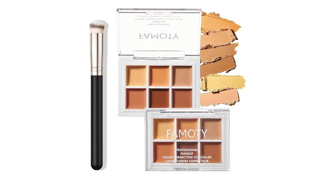 multicolor concealer palette