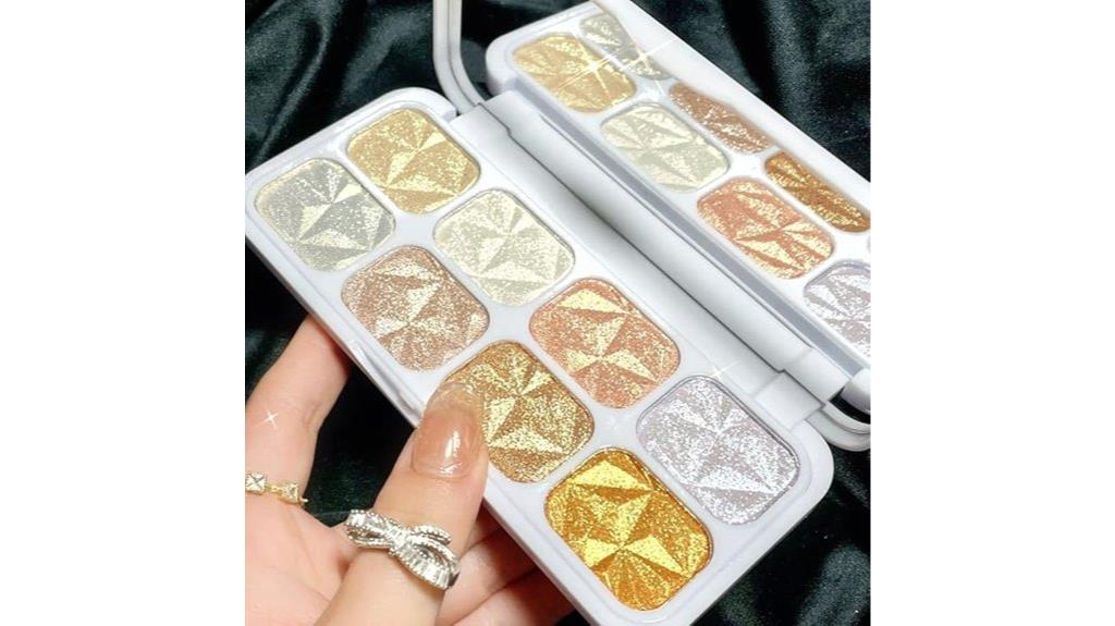 multicolor face body highlighter