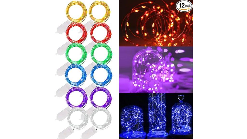 multicolor waterproof fairy lights