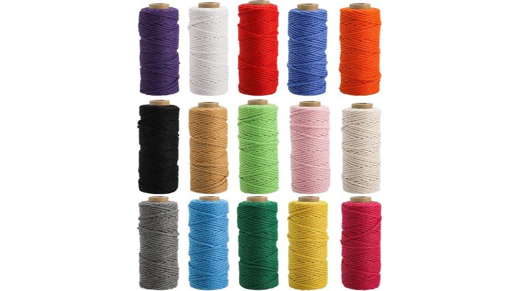 natural cotton macrame cord