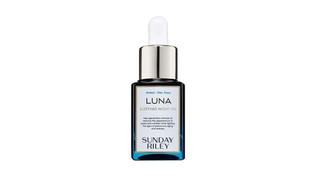 nighttime anti aging face oil