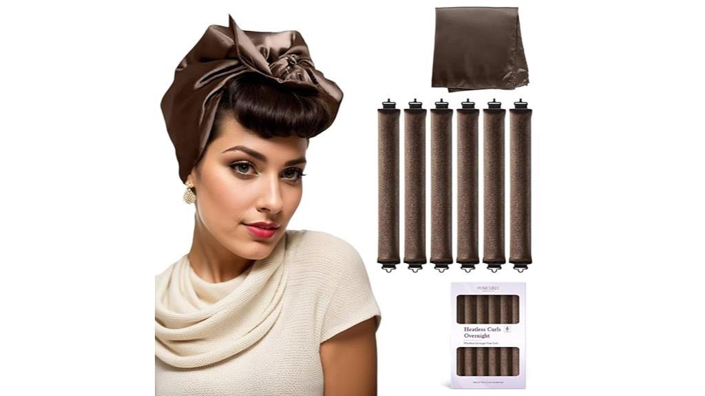no heat curling set