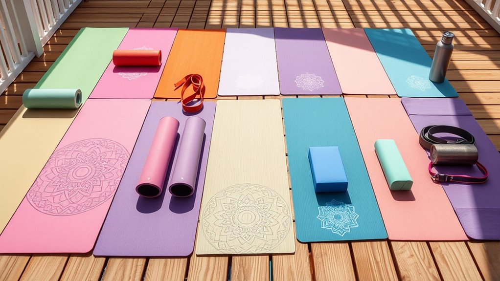 optimize yoga mat storage