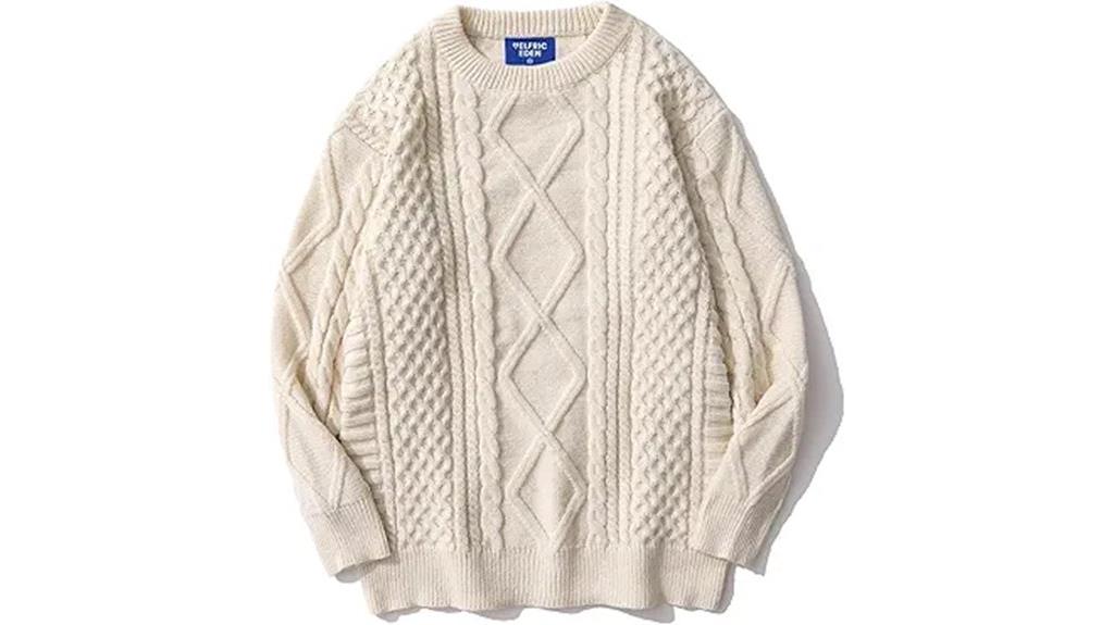 oversized knit sweater fashion