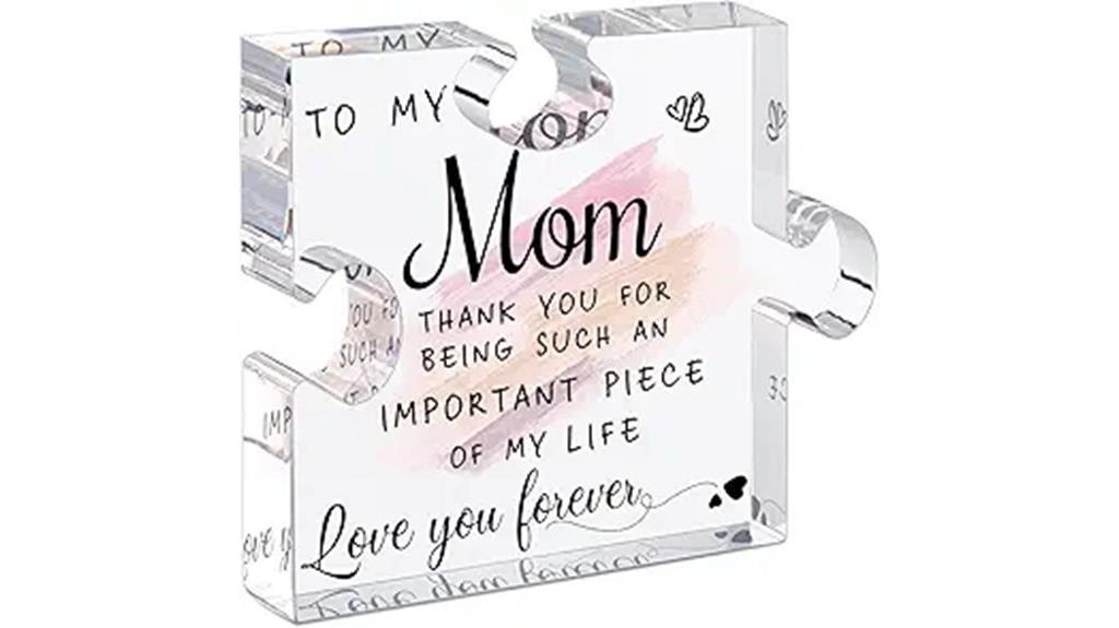 personalized puzzle plaque gift