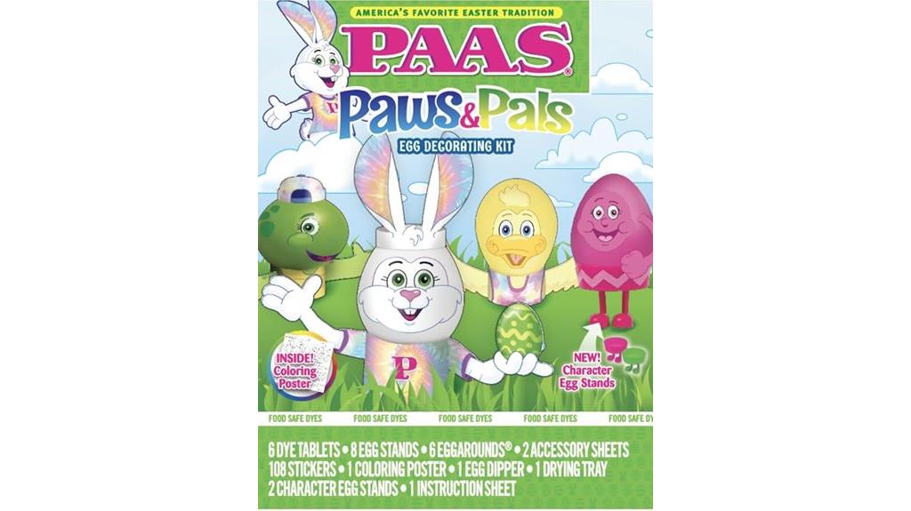 pet themed egg decorating kit