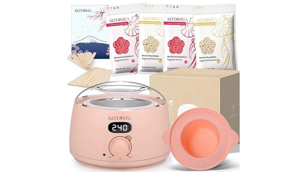 pink digital hair removal kit