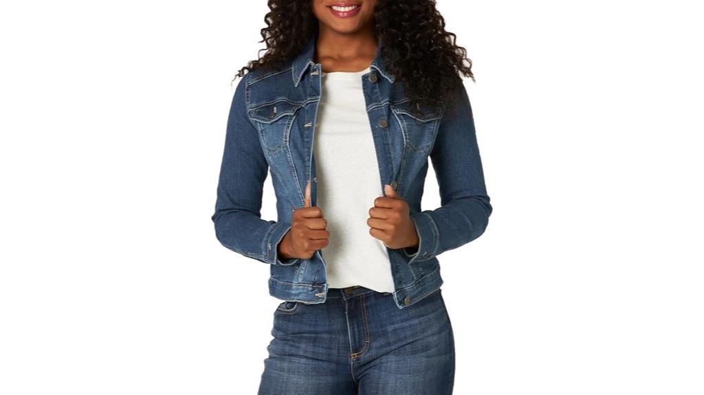 plus size riders denim jacket
